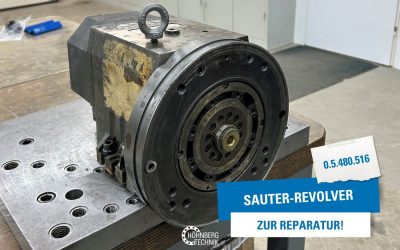 Sauter-Revolver zur Reparatur