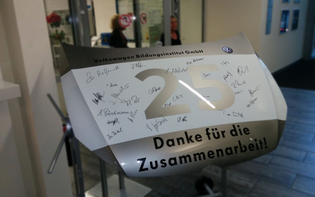 Jahresrückblick – Dezember 2015: 25 Jahre VW Bildungsinstitut Zwickau